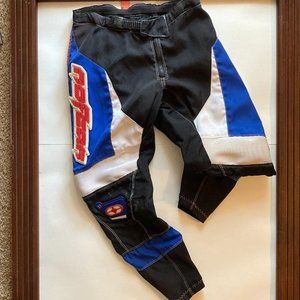 No Fear Black Zipper Skinny Leg MX Division Spectrum Motocross Pants Size 26
